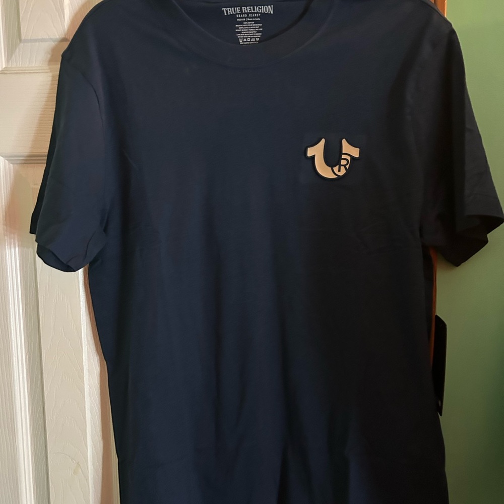 True Religion Navy Blue Short Sleeve Tee